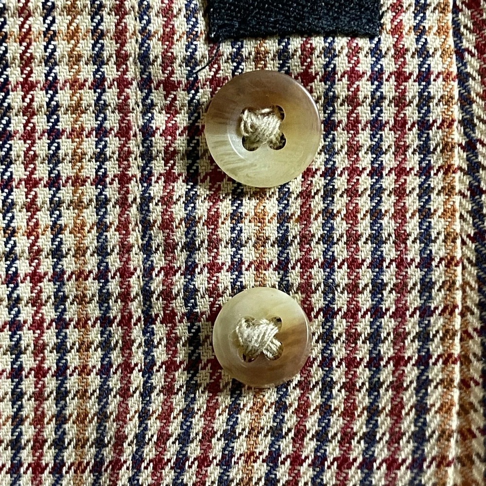 Jos. A.Bank Men's Medium Dress Shirt Houndstooth Preppy Officecore Quiet Luxury - Picture 10 of 10